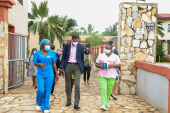 Dr. Gawande and USAID’s visit to WAAF and IHCC